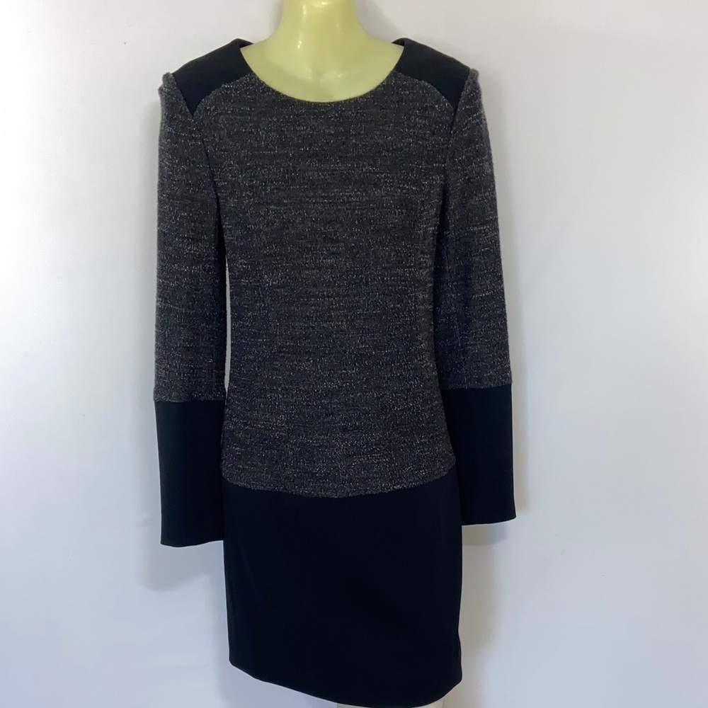 Rag & Bone Black/Gray Tunic Mini Dress XS NWOT